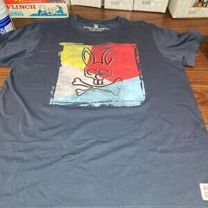 Psycho Bunny Men's T-Shirt Size 5 Medium Short Sleeve Worn One Time